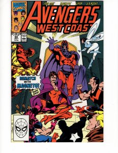 Avengers West Coast #60 Magneto! Dark Scarlet Witch!