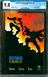 Batman: The Dark Knight Returns #4 CGC Graded 9.8 Batman vs. Superman. Death...