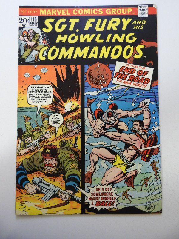 Sgt. Fury #116 (1973) FN Condition