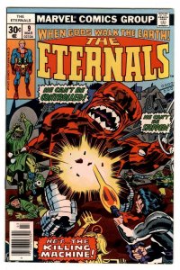 Eternals #9 March 1977 1st Appearance Sprite, Nezarr, Eson, Jack Kirby Cover MCU