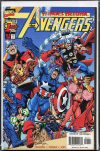 Avengers #1 Yellow Logo Direct Edition (1998) The Avengers