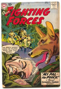 Our Fighting Forces #50 1959-2nd POOCH-GUNNER & SARGE- vg