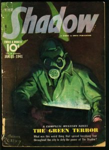 PULP:  SHADOW 1941 JAN 15-STREET AND SMITH PULP-RARE G