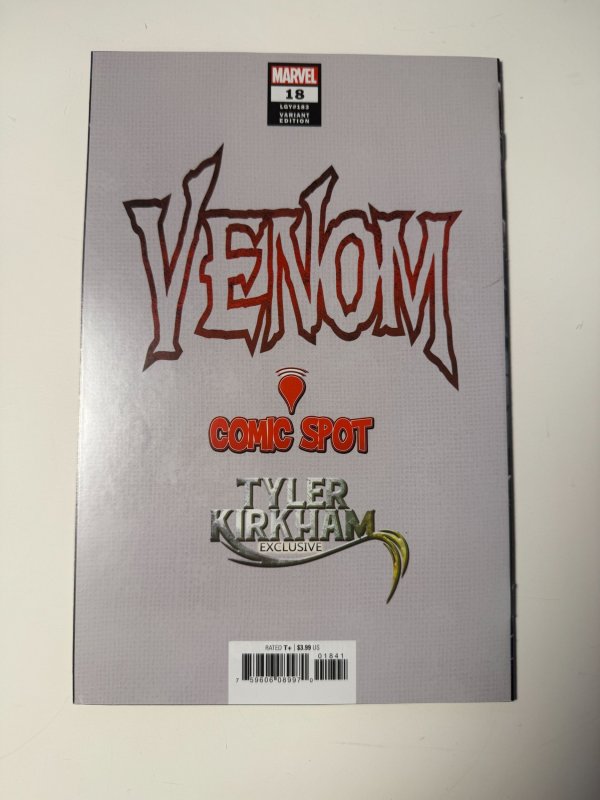 Venom #18 Kirkham Cover B (2019) Virgin Variant signed without COA