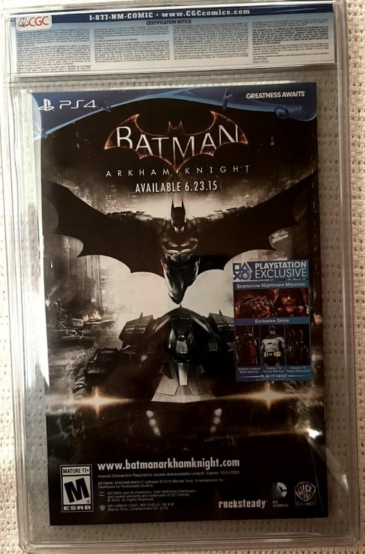 ?~DC~BIZZARO #1 (2015)~?~KYLE BAKER TRADE VARIANT~w/REVERSE #1~?~CGC 9.8~?