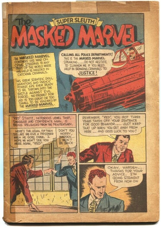 KEEN DETECTIVE FUNNIES #19-CENTAUR-1940-MASKED MARVEL-THE EYE-VERY RARE