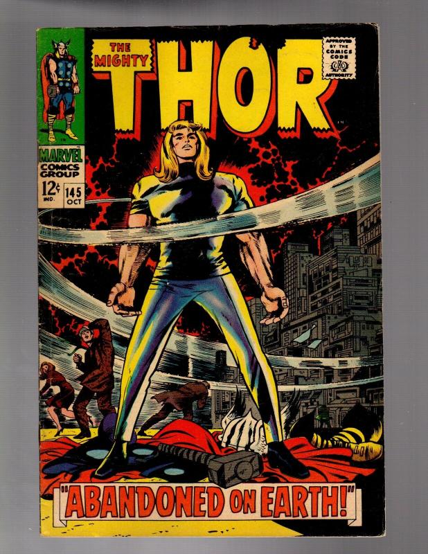 THOR 145 FINE MINUS  October 1967 COMICS BOOK