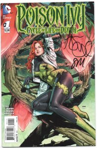 Poison Ivy: Cycle of Life and Death #1 signed Amy Chu Clay Mann Seth Mann