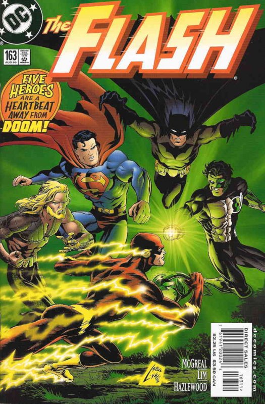 Flash (2nd Series) #163 VF ; DC | Batman Superman Green Lantern Aquaman