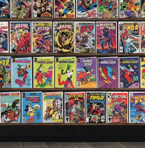 Huge Lot 140+ Comics with Iron Man, Warlord, Alpha Flight, Thor & More!