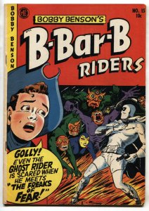 BOBBY BENSON'S B-BAR-B RIDERS #15 1952-ME-GHOST RIDER-HORROR VF