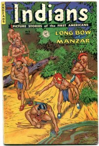 INDIANS  #9 1951-MANZAR-LONG BOW-Golden Age Fiction House Western G/VG