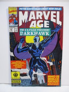 Marvel Age #97 (1991) 1st Darkhawk