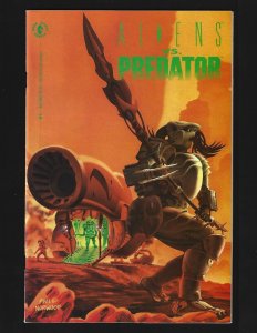 Aliens vs. Predator #1 (1990) VFNM Norwood 1st Machiko Noguchi Sci-Fi