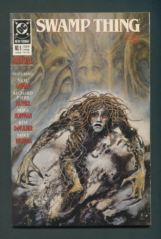 Swamp Thing Annual #5  (2nd Series)  9.0 VFN/NM  1989