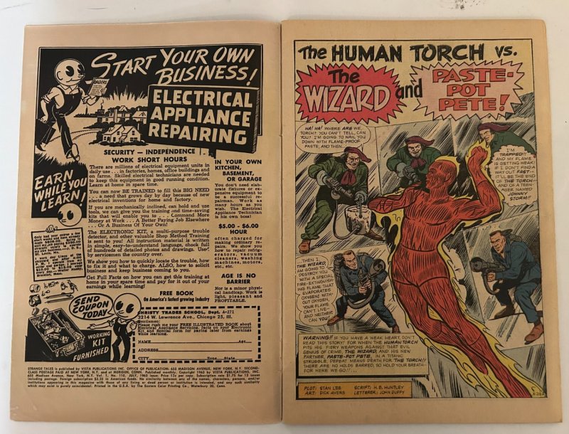 Strange Tales 110 vg+ 1st Doctor Strange