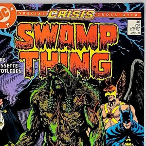 Swamp Thing 46 DC 1986 Crisis on Infinite Earths Cross-over Alan Moore