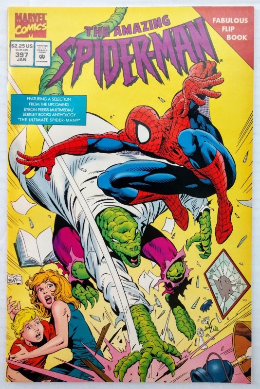 The Amazing Spider-Man #397 (NM-)(1995) 1ST APP STUNNER, CARD INTACT