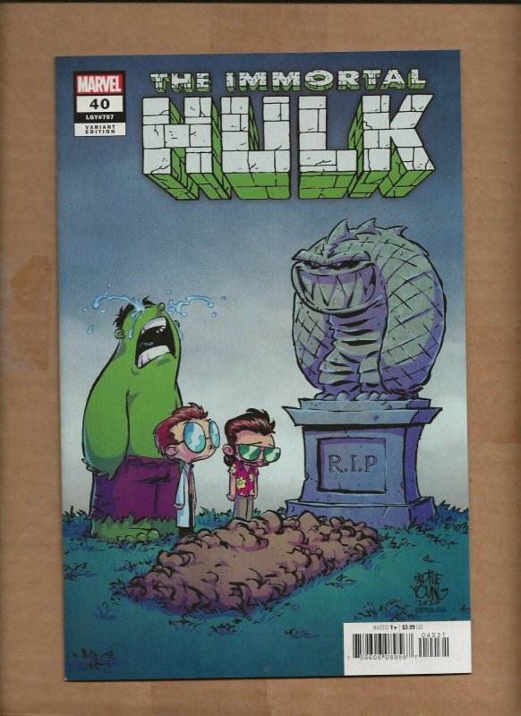 IMMORTAL HULK #40 SKOTTIE YOUNG SPOILER   VARIANT COVER  