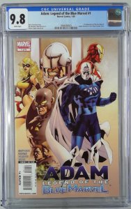 ADAM LEGEND OF BLUE MARVEL #1 CGC 9.8 1ST APPEARANCE BLUE MARVEL ADAM BRASHEA...