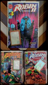 ROBIN II: Joker's Wild #1-3 NM- (DC 1991) Complete LTD Series HOLOGRAM covers