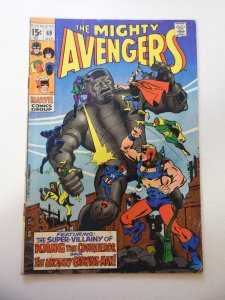 The Avengers #69 (1969) GD/VG Condition Moisture stains