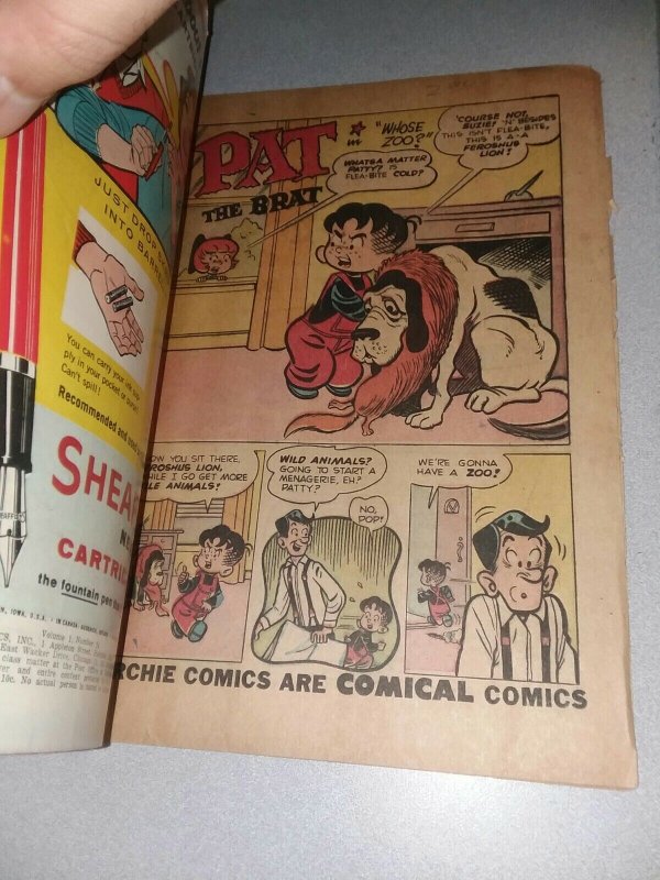 Pat The Brat #24 Archie Comics 1958 Scarce early silver age kids humor comedy