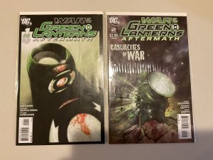 War of the Green Lanterns: Aftermath Complete Mini-series Set #1-2  2011