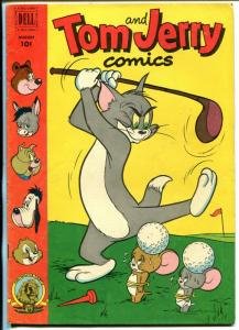 Tom & Jerry #97 1952-Dell-MGM Cartoons-Barney Bear-Tuffy-Ralph Kiner-VG