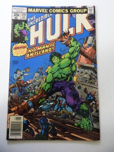 The Incredible Hulk #219 (1978) FN Condition