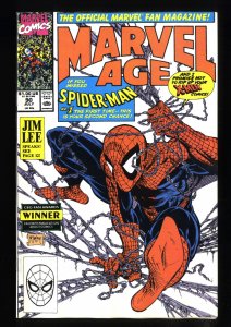 Marvel Age #90 NM- 9.2 McFarlane Spider-Man Cover!