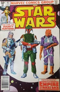 Star Wars #42 Newstand 1st Appearance Boba Fett 1980 Marvel Comics VG