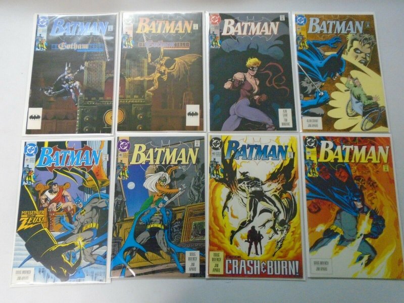 Batman comic lot 44 different from #450-499 avg 8.0 VF (1990-93)