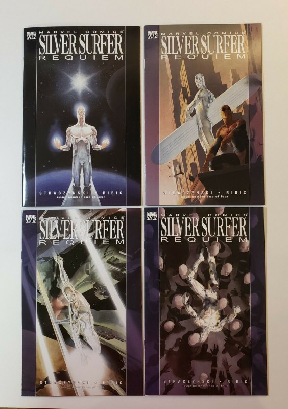 Silver Surfer Requiem #1-4 Complete Set Marvel Comics 2007 VF/NM Or Better 