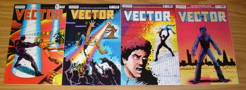 Vector #1-4 VF/NM complete series COMPUTER GRAPHIC ILLUSTRATED SET now comics