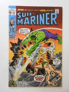 Sub-Mariner #34 (1971) VG- Condition indentations front/back cover