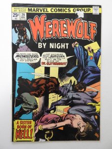 Werewolf by Night #29 (1975) VG Condition sticker on fc