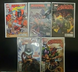 5PC NEW AVENGERS/DEADPOOL LOT (9.0) NEW AVENGERS #1-3!! 2016