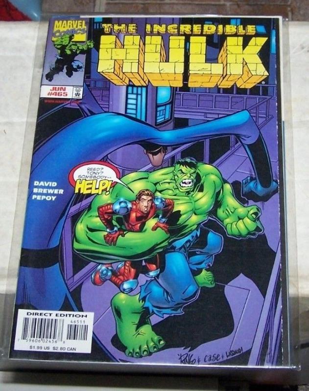  Incredible Hulk #465 (Jun 1998, Marvel) BRUCE BANNER