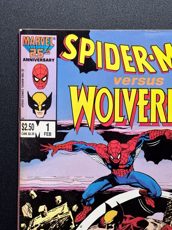 Spider-Man vs. Wolverine #1 (1987) Key Issue! VF+