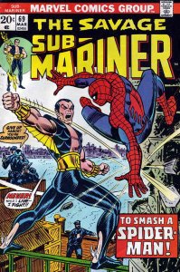 Sub-Mariner, The (Vol. 2) #69 (with Marvel Value Stamp) VG ; Marvel | low grade 