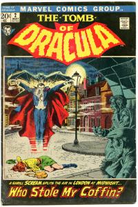 TOMB of DRACULA #2, VG+, Vampire, Death, Gene Colan, 1972, more TOD in store