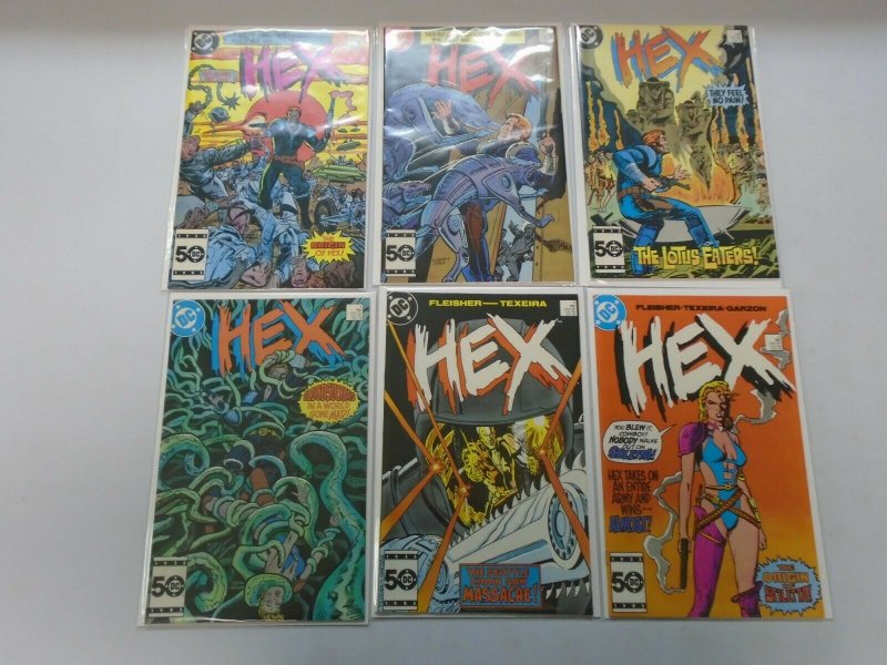 DC Sci-fi Western Hex set #1-18 8.0 VF (1985-87)