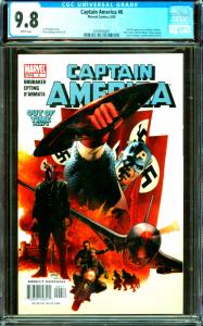 Captain America: #6 CGC Graded 9.8 Ed Brubaker Story