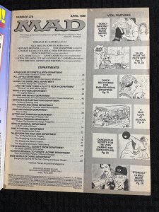 1988 MAD Magazine #278 FN 6.0 Alfred E Newman / In This Issue we Rap