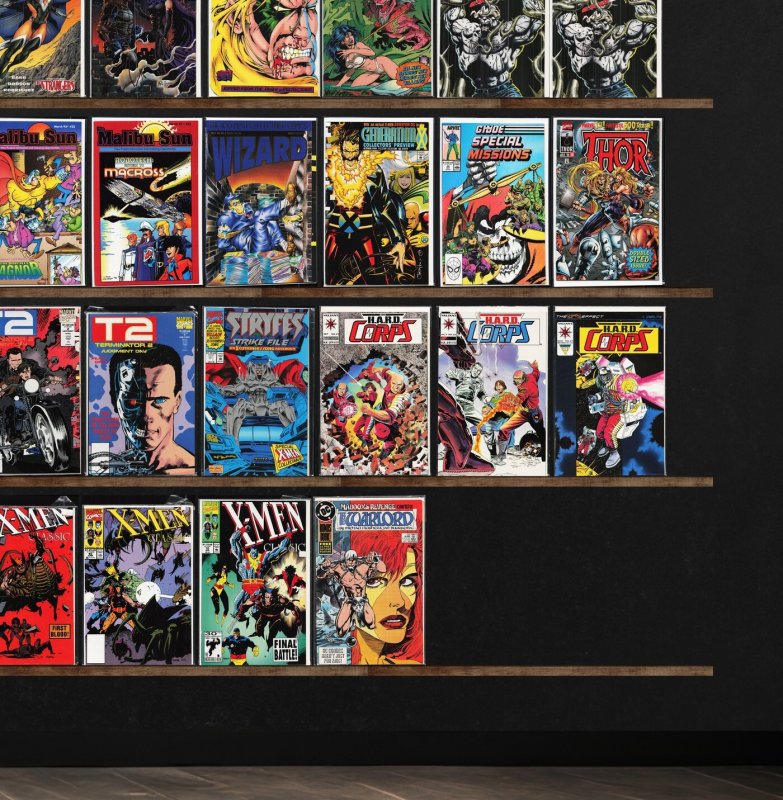 Huge Lot 150+ Comics with Shadowman, X-Men, The H.A.R.D. Corps, X-Force & More!