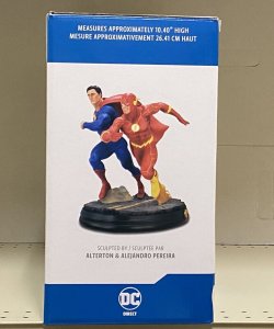 DC Direct Battle Superman vs the Flash Racing Statue