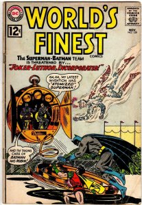 WORLDS FINEST 129 G-VG Nov 1962 Joker/Luther team up