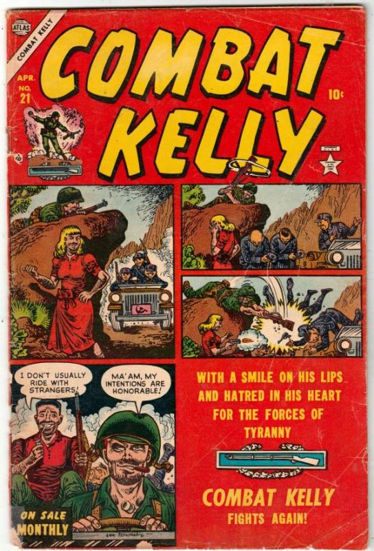 Combat Kelly #21 (Apr-54) VG Affordable-Grade Combat Kelly