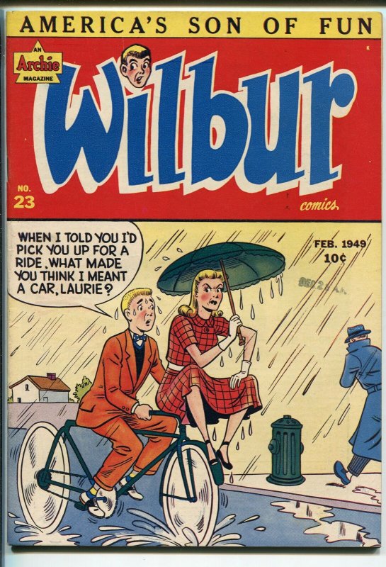 WILBUR #23 1949-MLJ/ARCHIE-BICYCLE-KATY KEENE CALENDAR-nm minus